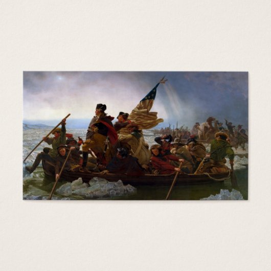 Crossing Delaware 1776: General George Washington (Vorderseite)