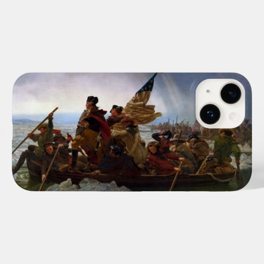 Crossing Delaware 1776: General George Washington Case-Mate iPhone Hülle (Rückseite (Horizontal))