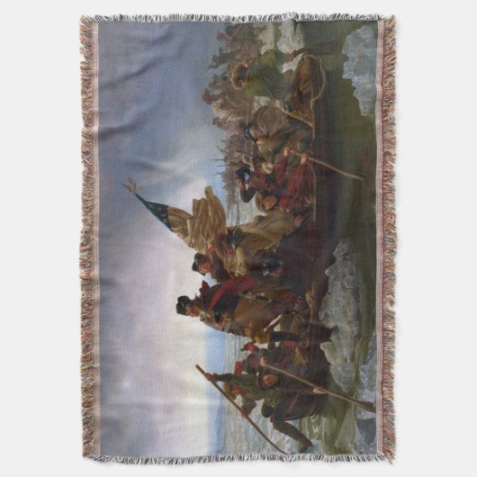 Crossing Delaware 1776: General George Washington Decke (Vorderseite Vertikal)