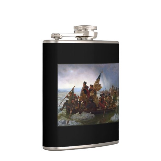 Crossing Delaware 1776: General George Washington Flachmann (Rechts)