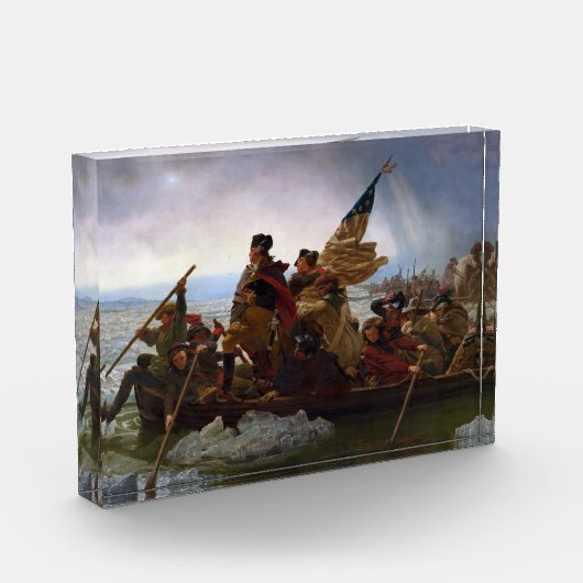 Crossing Delaware 1776: General George Washington Fotoblock (Links)