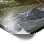 Crossing Delaware 1776: General George Washington Fotodruck (Ecke)