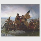 Crossing Delaware 1776: General George Washington Geschenkpapier (Flach)
