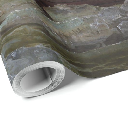 Crossing Delaware 1776: General George Washington Geschenkpapier (Rolleneckpunkt)