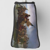 Crossing Delaware 1776: General George Washington Golf Headcover (Rotieren 90)