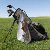 Crossing Delaware 1776: General George Washington Golfhandtuch (Gras)