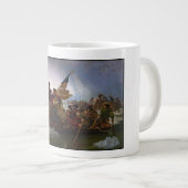 Crossing Delaware 1776: General George Washington Jumbo-Tasse (Vorderseite Rechts)