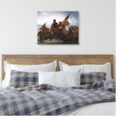 Crossing Delaware 1776: General George Washington Leinwanddruck (Insitu (Schlafzimmer))
