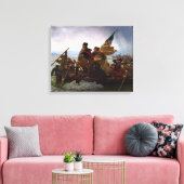 Crossing Delaware 1776: General George Washington Leinwanddruck (Insitu (Wohnzimmer))
