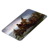 Crossing Delaware 1776: General George Washington Magnet (Linke Seite)