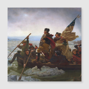 Crossing Delaware 1776: General George Washington Magnetkarte