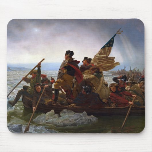 Crossing Delaware 1776: General George Washington Mousepad (Vorne)