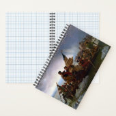 Crossing Delaware 1776: General George Washington Notizblock (Innen)