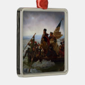Crossing Delaware 1776: General George Washington Ornament Aus Metall (Rechts)