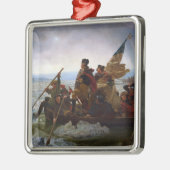 Crossing Delaware 1776: General George Washington Ornament Aus Metall (Links)