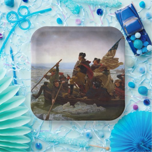 Crossing Delaware 1776: General George Washington Pappteller (Party)