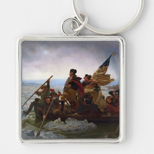 Crossing Delaware 1776: General George Washington Schlüsselanhänger (Vorne)