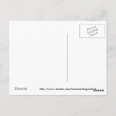 Crossing-Friedhof-Postkarte Postkarte (Rückseite)