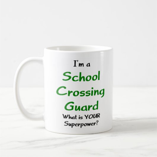 crossing guard school kaffeetasse (Links)