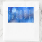 Crossing Over Prayer© Card Aufkleber (Tasche)