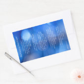 Crossing Over Prayer© Card Aufkleber (Umschlag)