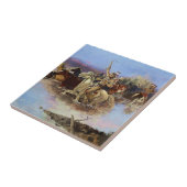 "Crossing the River" von Charles M Russell Fliese (Seite)