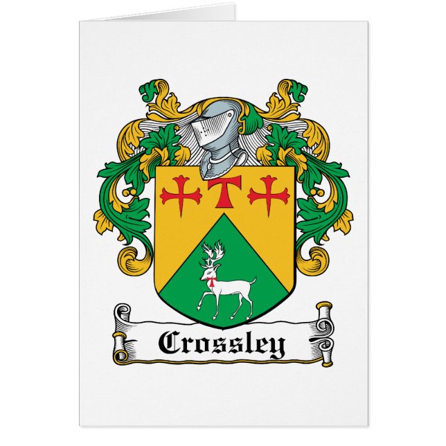 Crossley Familienwappen (Vorne)