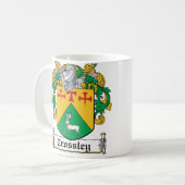 Crossley Familienwappen Kaffeetasse (Vorderseite Links)