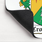 Crossley Familienwappen Mousepad (Ecke)
