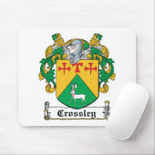 Crossley Familienwappen Mousepad (Mit Mouse)