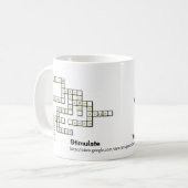 Crossmath Puzzle 1 Coffee Mug Kaffeetasse (Vorderseite Links)
