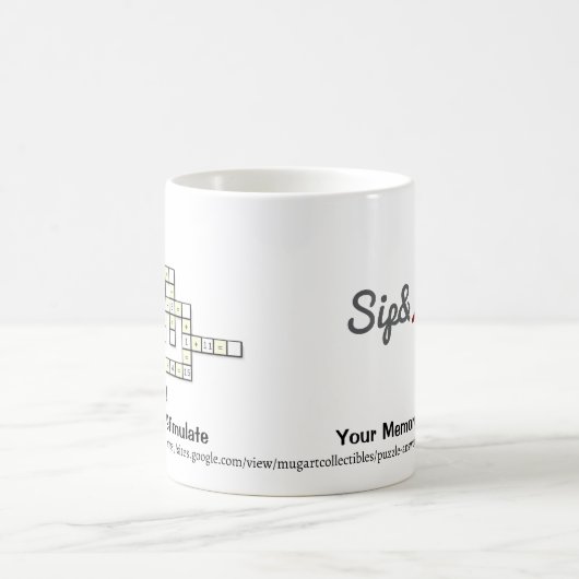 Crossmath Puzzle 1 Coffee Mug Kaffeetasse (Mittel)