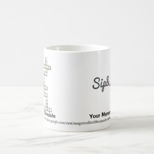 Crossmath Puzzle 2 Kaffeetasse (Mittel)