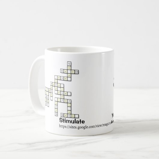 Crossmath Rätsel 2 Kaffeetasse (Vorderseite Links)