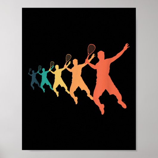 Crossminton Badminton Repeat Poster (Vorne)