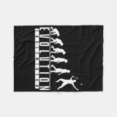 Crossminton-Evolution Fleecedecke (Vorderseite (Horizontal))