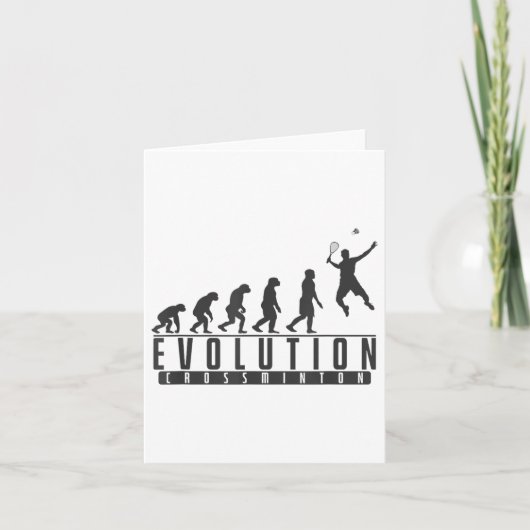 Crossminton Evolution Speedminton Karte (Vorderseite)