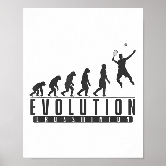 Crossminton Evolution Speedminton Poster (Vorne)