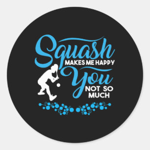 Crossminton Racquetball Speed Badminton Player Squ Runder Aufkleber