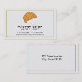 Crossoint | Background der Konditorei Visitenkarte (Vorne/Hinten)