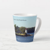 Crossover Island Lighthouse Latte Tasse (Rechte Ecke)