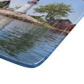 Crossover Island Lighthouse New York Cutting Board Schneidebrett (Ecke)