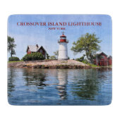 Crossover Island Lighthouse New York Cutting Board Schneidebrett (Vorderseite)