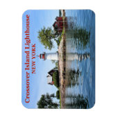 Crossover Island Lighthouse, New York Flexi-Magnet Magnet (Vertikal)