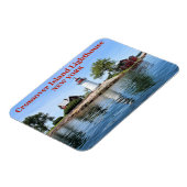 Crossover Island Lighthouse, New York Flexi-Magnet Magnet (Linke Seite)