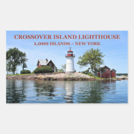 Crossover Island Lighthouse, New York Stickers