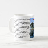 Crossover Island Lighthouse, New Yorker Tasse (Vorderseite Links)