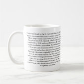 Crossover Island Lighthouse, New Yorker Tasse (Links)