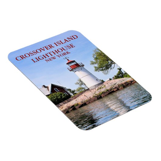 Crossover Island Lighthouse, NY Flexi Magnet (Rechte Seite)