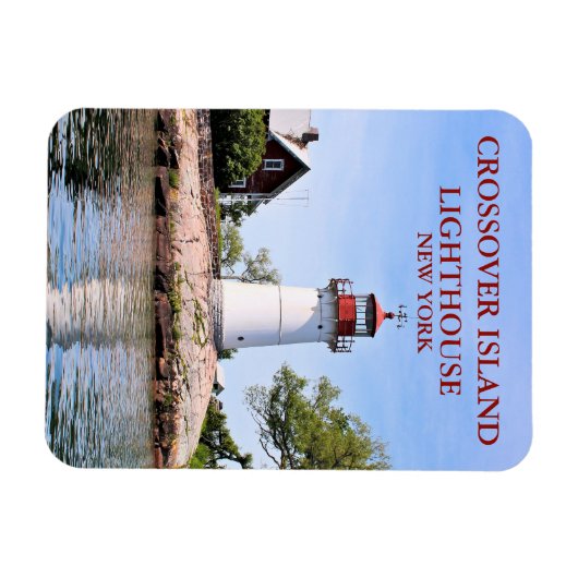 Crossover Island Lighthouse, NY Flexi Magnet (Horizontal)